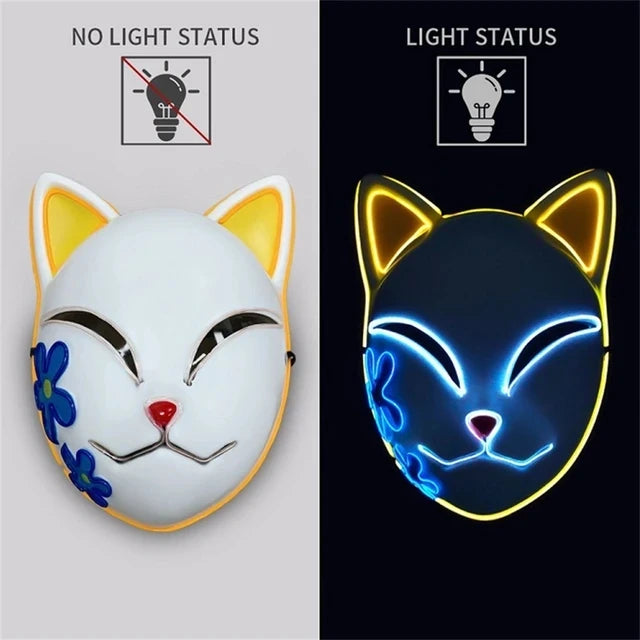 Halloween LED Cat Mask