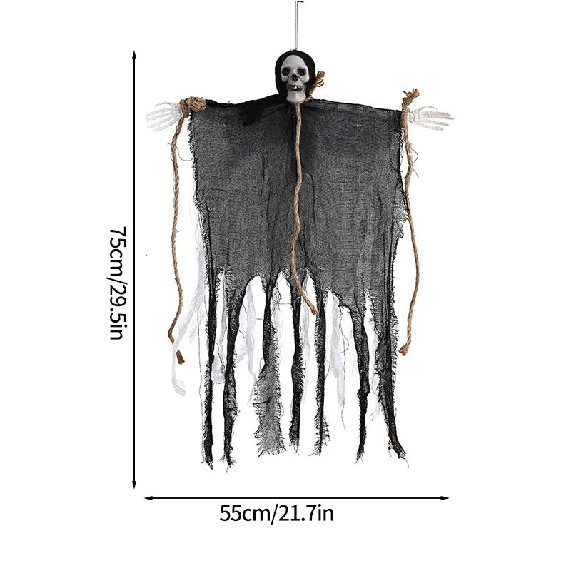 Ghost LED Light Glow Skull Ornaments