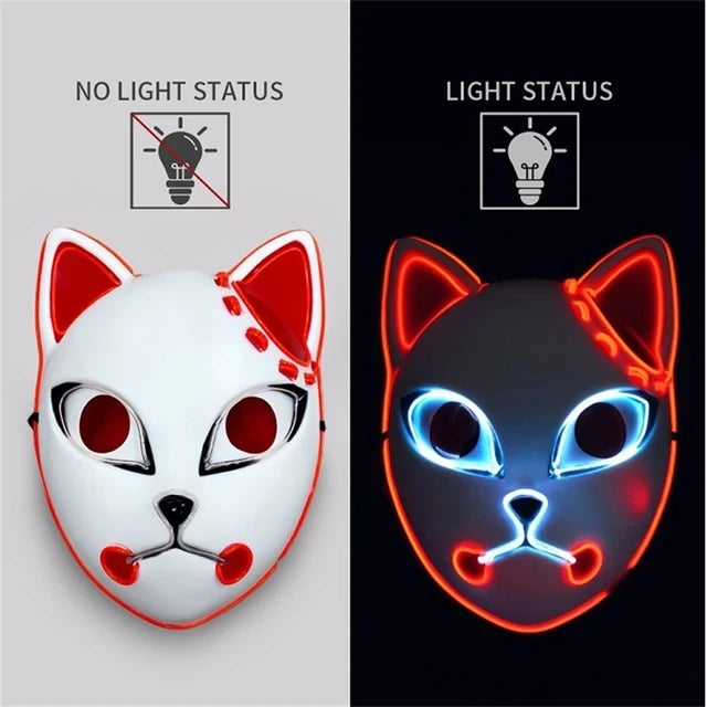 Halloween LED Cat Mask