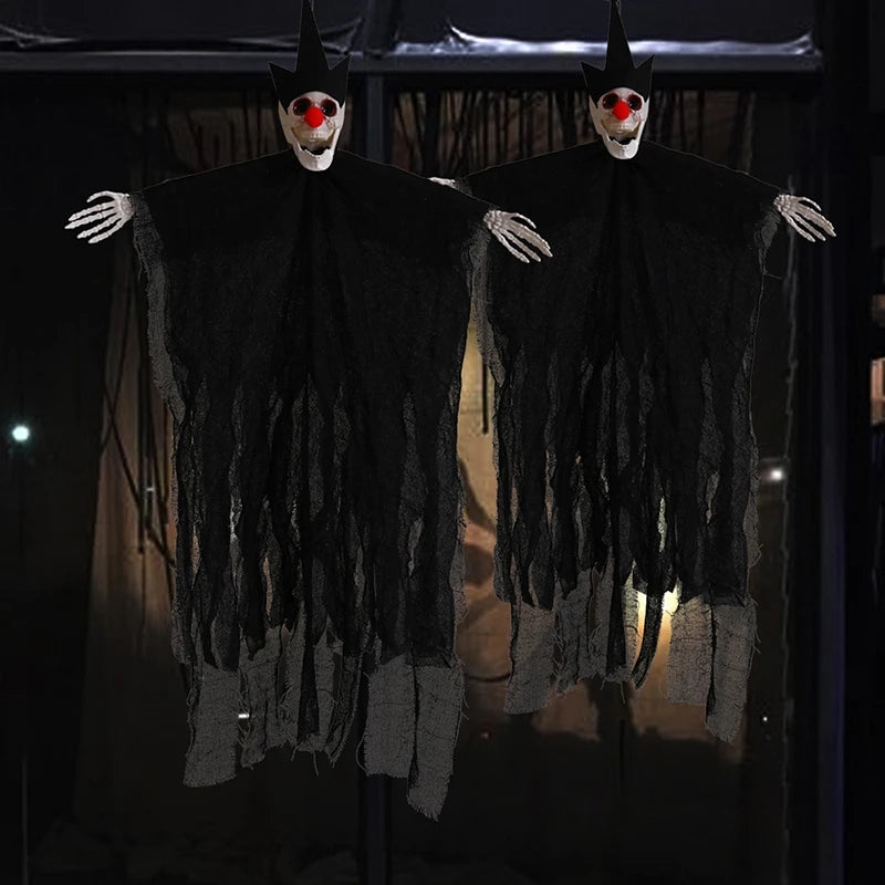 Ghost LED Light Glow Skull Ornaments