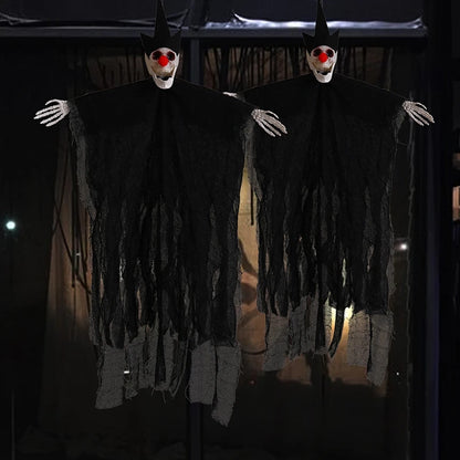 Ghost LED Light Glow Skull Ornaments