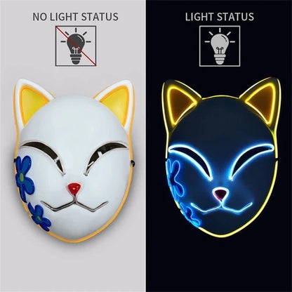 Halloween LED Cat Mask