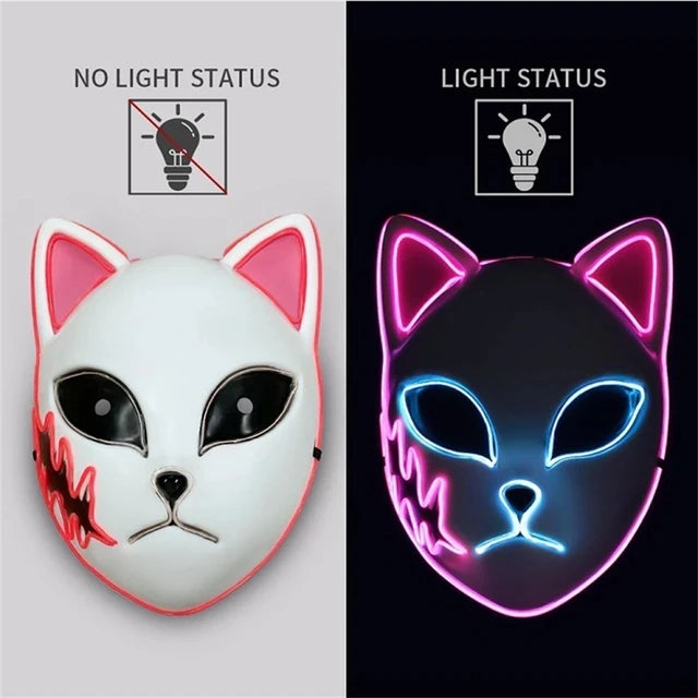 Halloween LED Cat Mask