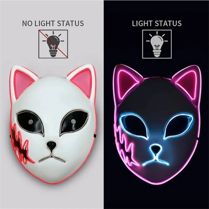 Halloween LED Cat Mask