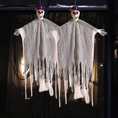 Ghost LED Light Glow Skull Ornaments