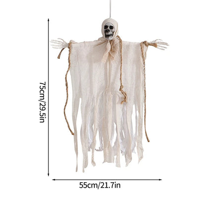 Ghost LED Light Glow Skull Ornaments